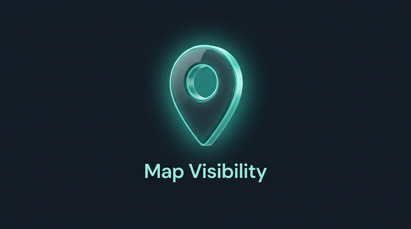 Map Visibility Poster Design
