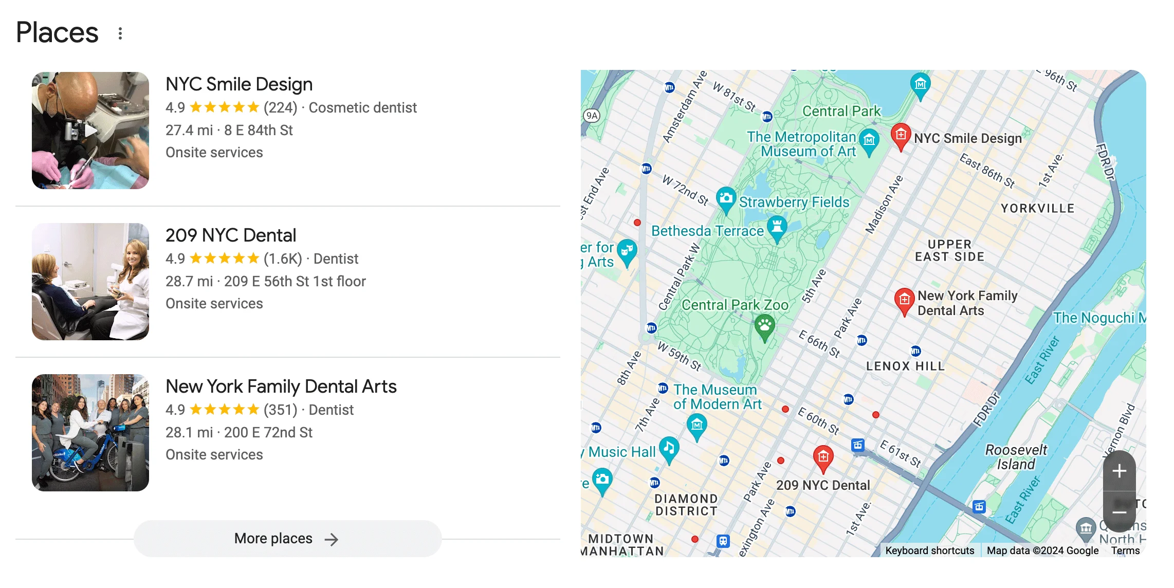 Setting Dentist as primary category in Google Business Profile dashboard