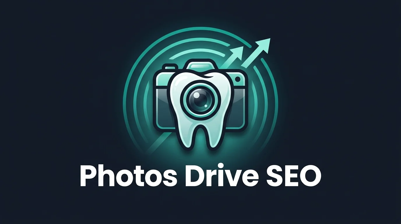 Tooth camera icon representing Photos Drive SEO