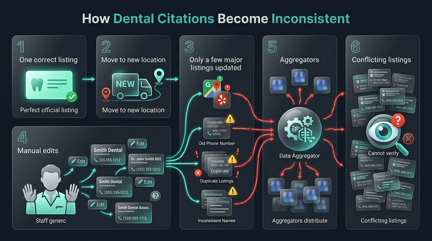 How Dental Citations Become Inconsistent