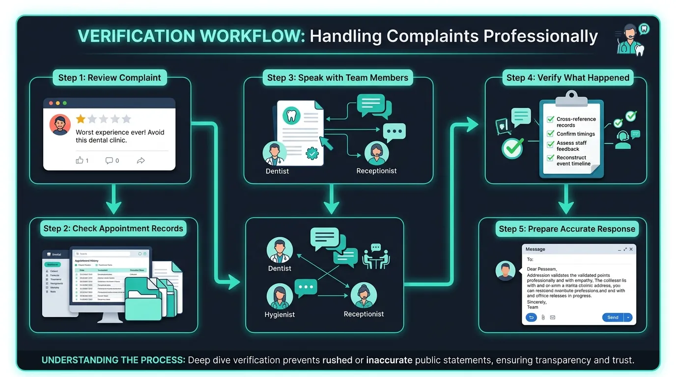 Investigating complaints internally