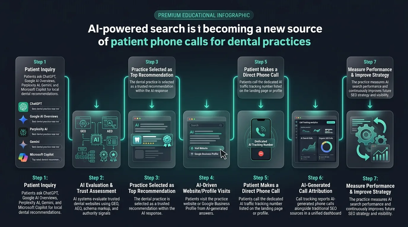 AI search engines generating clinical leads