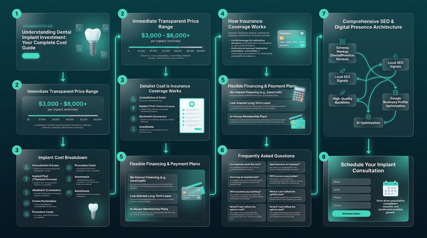 Detailed structural blueprint of a conversion optimized pricing page