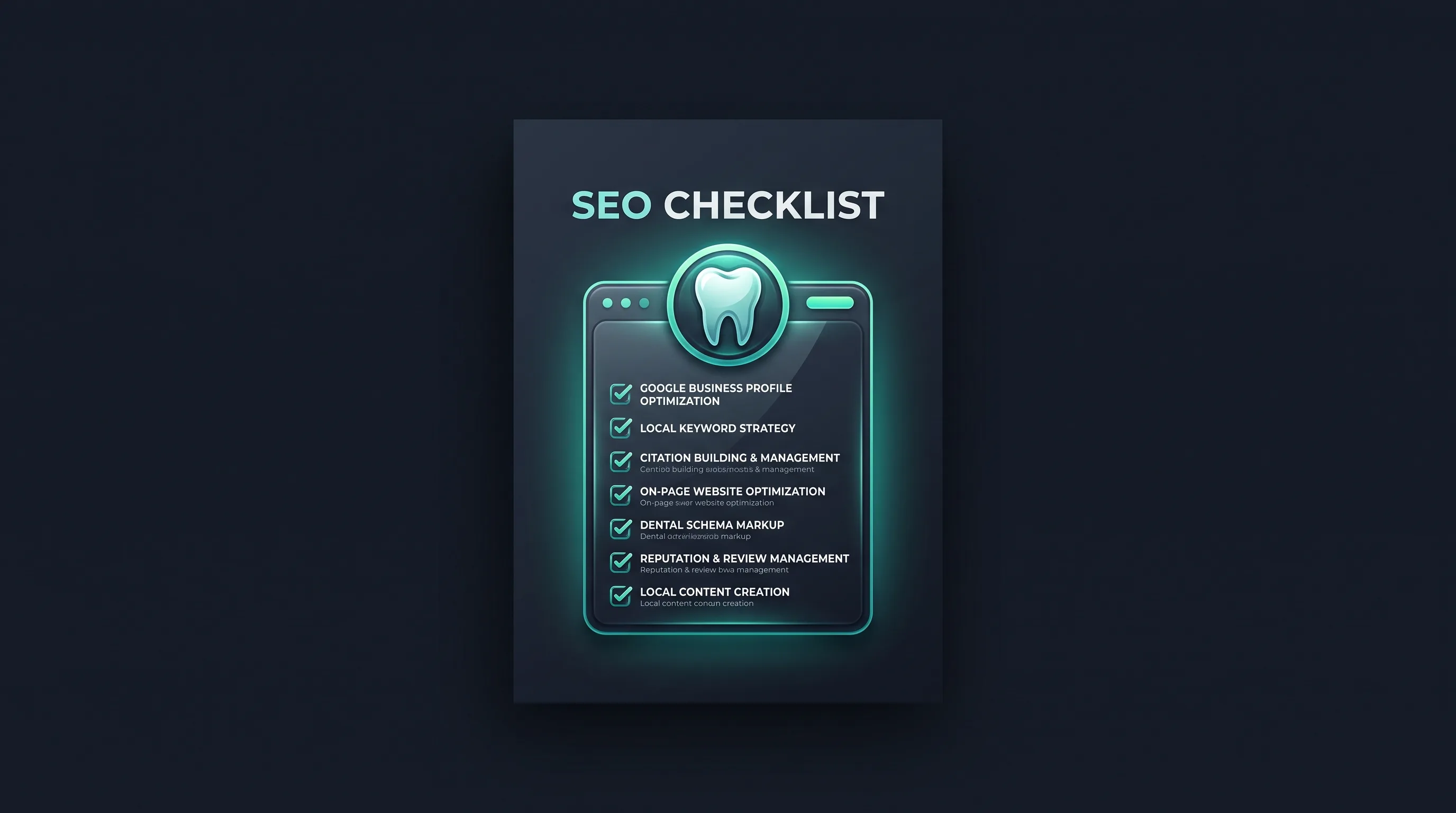 Local SEO Checklist for Dentists featured hero banner