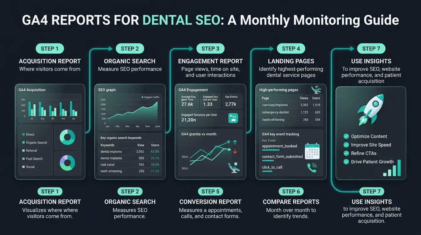 GA4 traffic acquisition reports dashboard