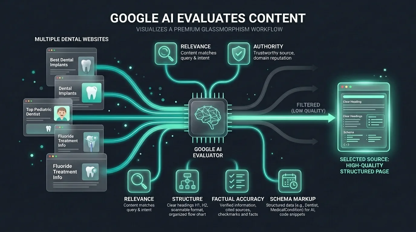 How Google's AI crawler evaluates content trust and relevance parameters