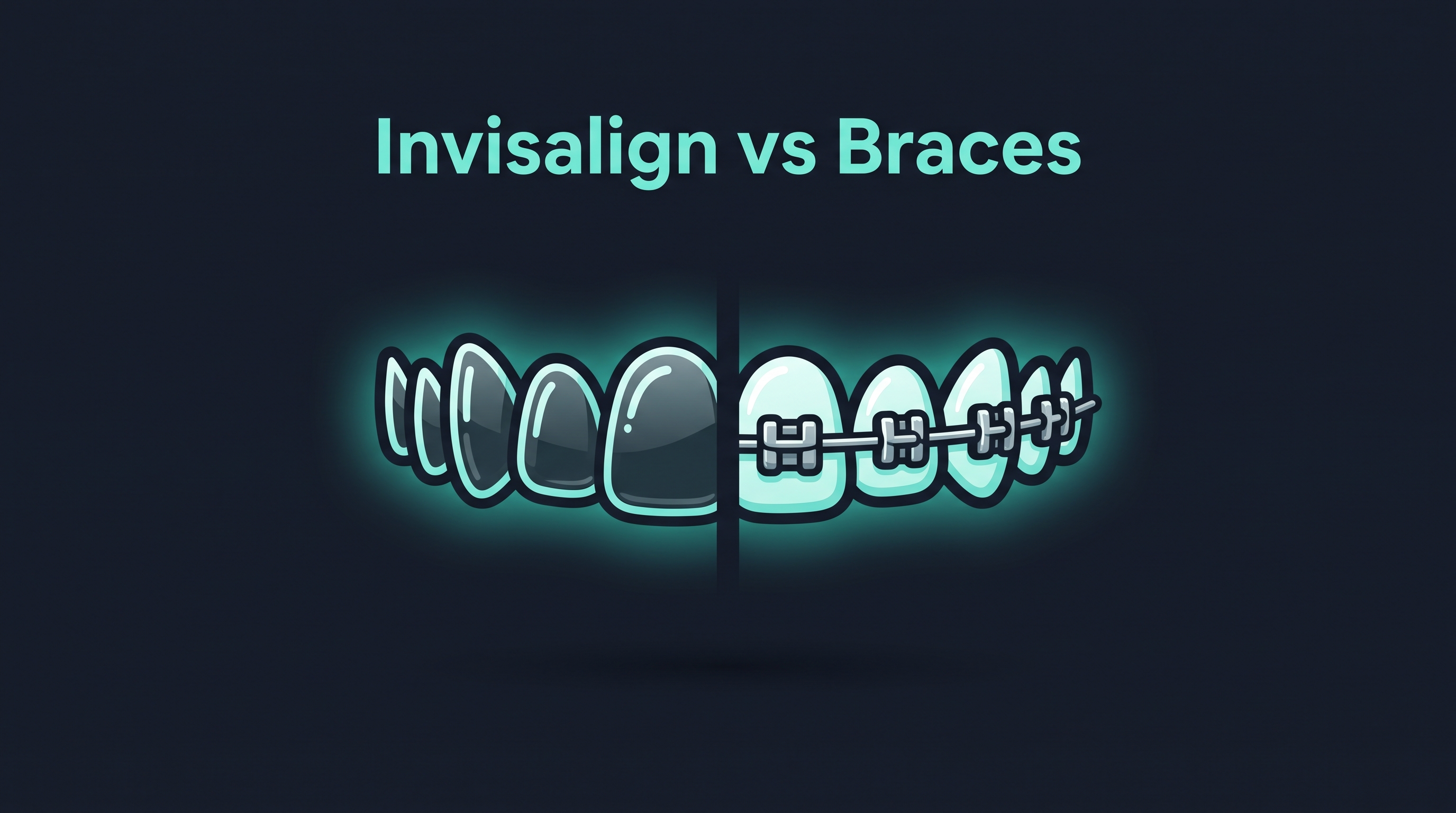 Invisalign vs Braces SEO Content Strategy guide featured hero banner