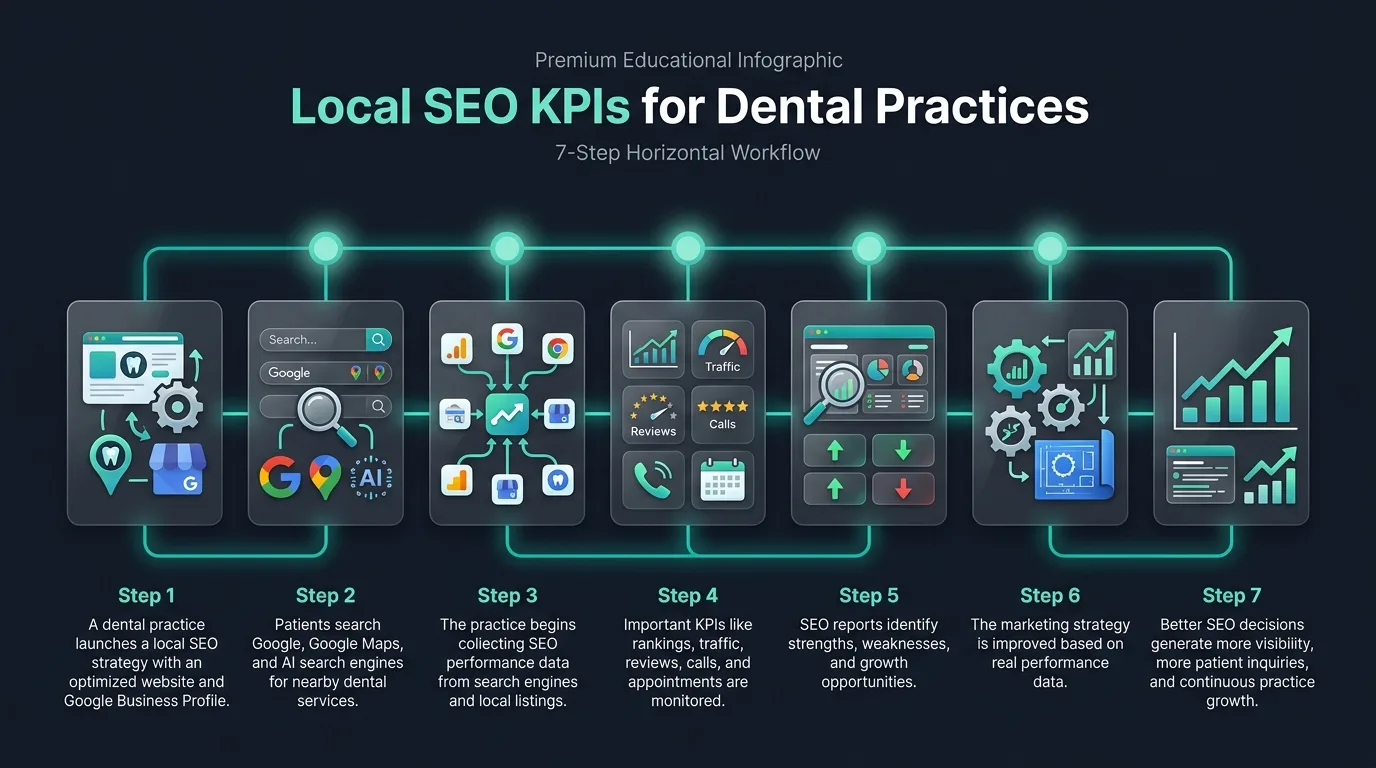 Local SEO KPIs for Dental Practices featured hero banner