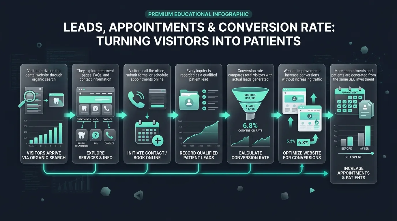 Cost per patient acquisition and conversion rate dashboard