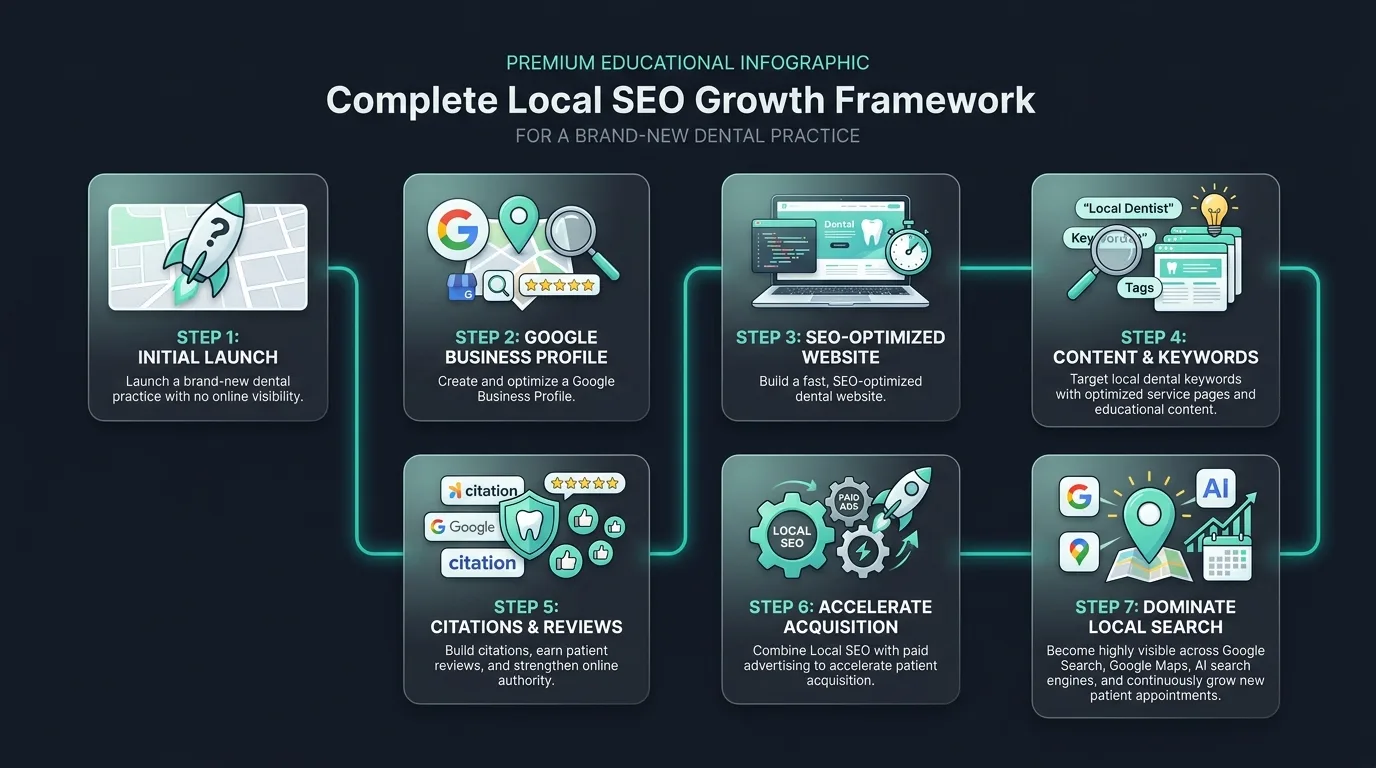 Local SEO for New Dental Practices Complete Guide featured hero banner