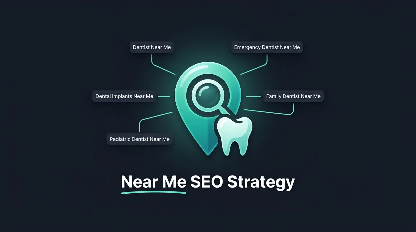 Near Me Keyword Strategy for Dental Practices complete local SEO guide hero banner