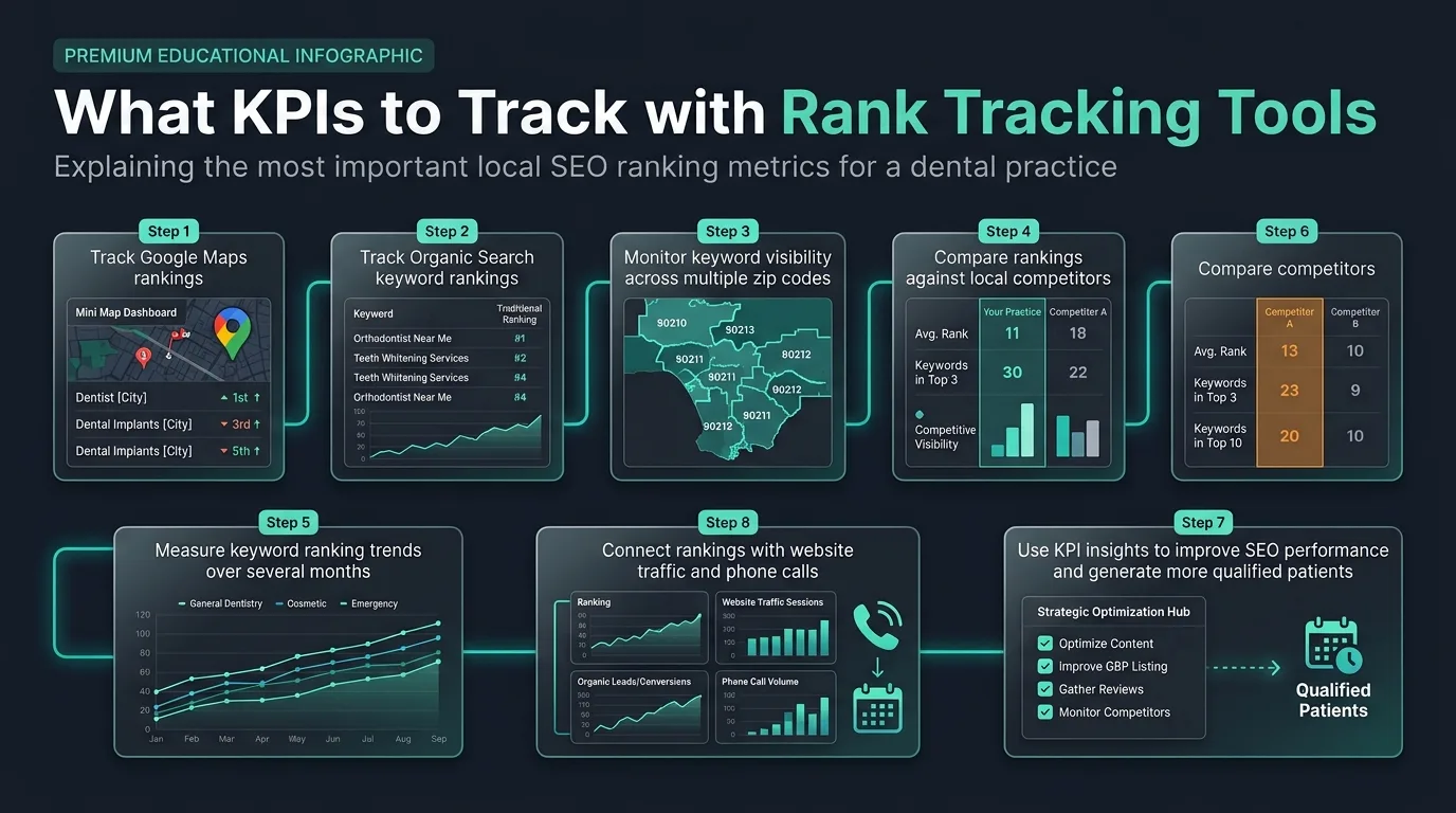 Core SEO keywords list tracking metrics